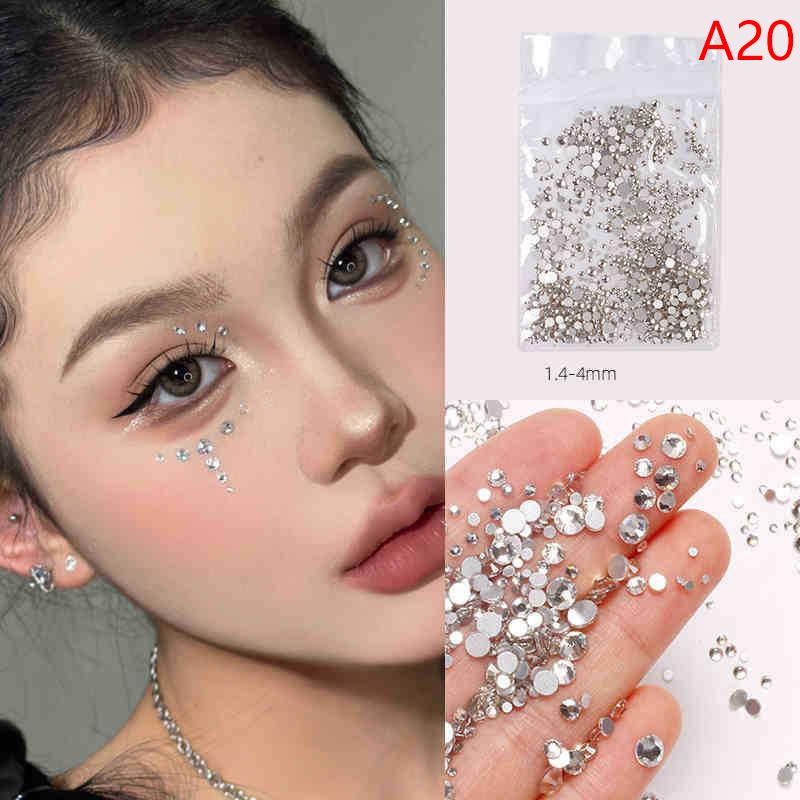 Crystal Facial Tattoo Festival Jewels Self-Adhesive Body Gems Stickers Bling Rhinestones Makeup Face Eye Sticker For Party