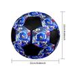 Flashy Hedgehog Indoor Soccer Ball Colorful All Ages Size 5 Machine Stitched PVC Competition Ready Durable High-Bounce
