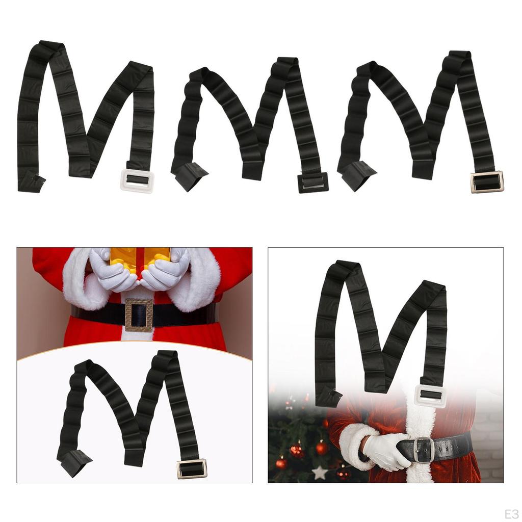 Christmas Santa Belt Waistband Decorative Costume Claus for Xmas