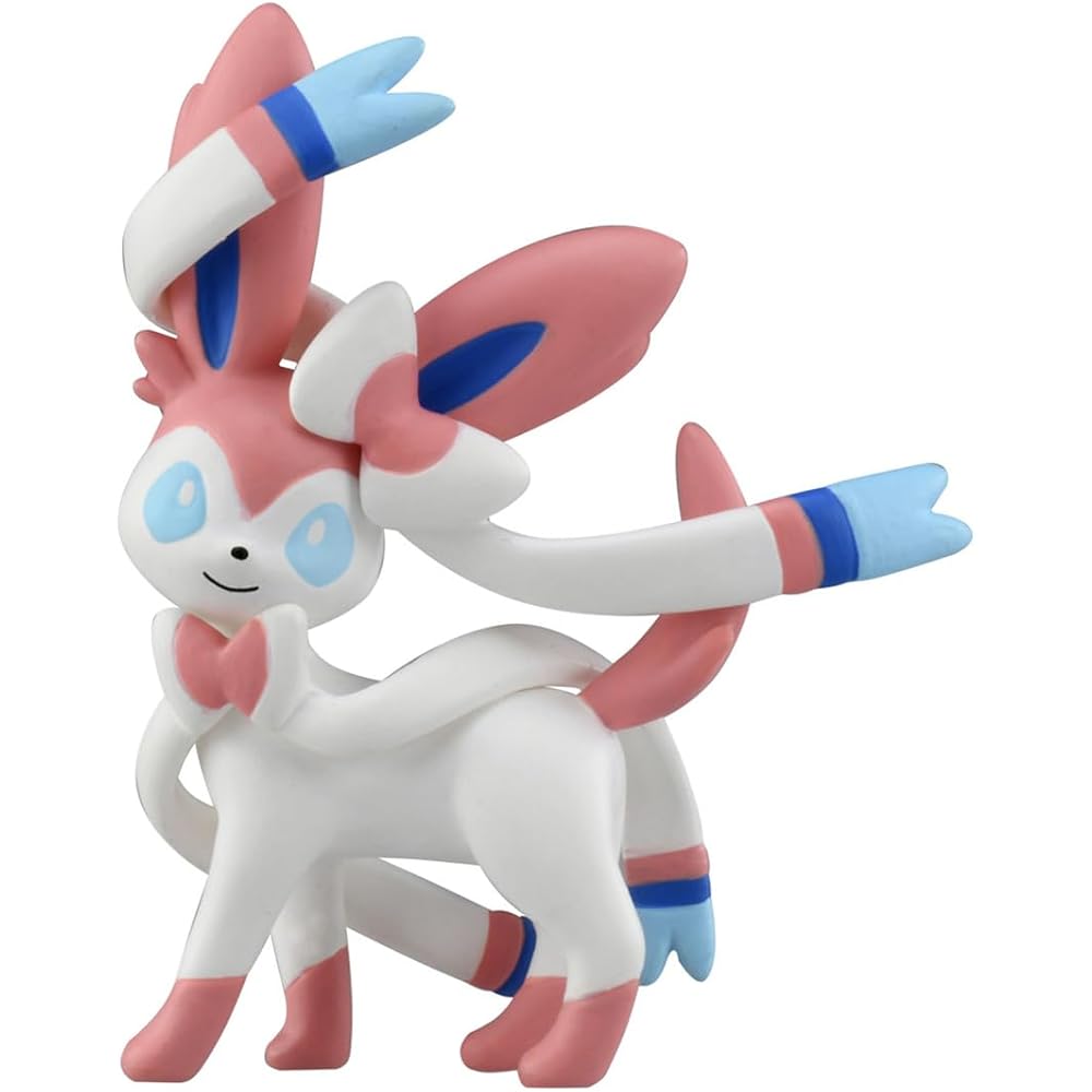 Pokmon Moncolle MS-50 Sylveon Collectible Figure 10cm Tall PVC Toy