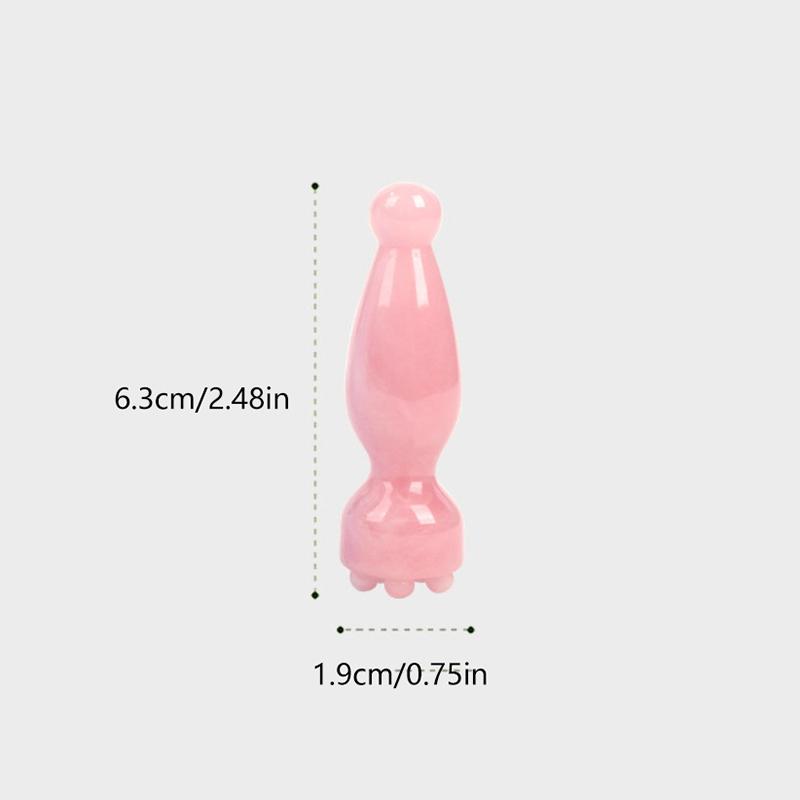 Glatte Gesichtsmassagewerkzeuge Harz Gua Sha Gesichtshautpflege Massagestäbe Lotus-Samenkapselform Massagegerät Gesichtsphysiotherapie-Werkzeug