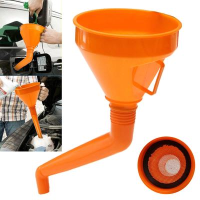 Neuer abnehmbarer, flexibler Auto-Wasser-Öl-Trichter, Benzin, Diesel, mit Auslauf und Filter