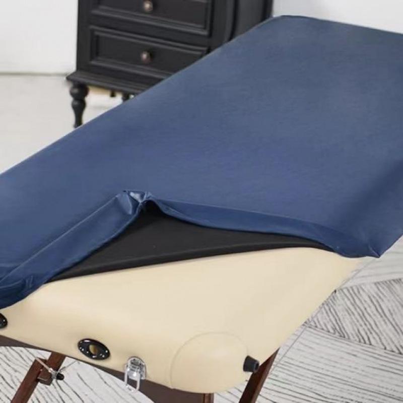 Waterproof & Stain-Resistant PU Leather Beauty Bed Cover - Fitted Sheet for Massage and Salon Beds