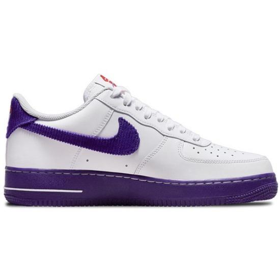 Nike Air Force 1 '07 LV8 EMB White Court Purple 2021 - DB0264100