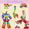 Multicolor Magnetic Building Blocks With Good Abrasion Resistance For Creative Kids