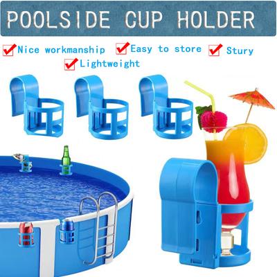 Pool Cup Holder Beer Glass Holder Liquid Hand Sanitizer Hanging Rack Multifunctional Shelf 2 Piece Set