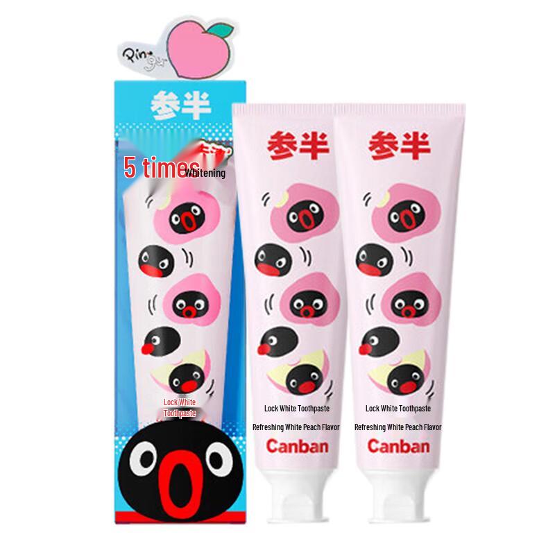 

Canban Pingu Peach Whitening Toothpaste