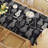 Texture Cat Table Cloth Rectangular Stain Tablecloth Oilcloth Mantel Mesa Impermeable Tablecloth Decoration