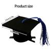Felts Graduation Cap For Commencement Ceremony Party Photo Props And Costume Accessories Headwear for Degreeholders