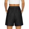 Women Elastic Waist Casual Shorts with Pockets Lightweight Loose Fit Summer Shorts for Outdoor Activities and Daily Wear