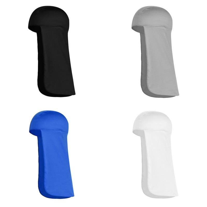 Amazon Summer Outdoor Sports Long-tail Cap Riding Breathable Towel Hat Bag Head Cap Hills Shawl Inner Hats White