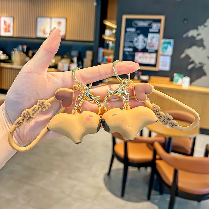 Genuine Couple Keychain Pendant for Valentine s & Qixi Festival