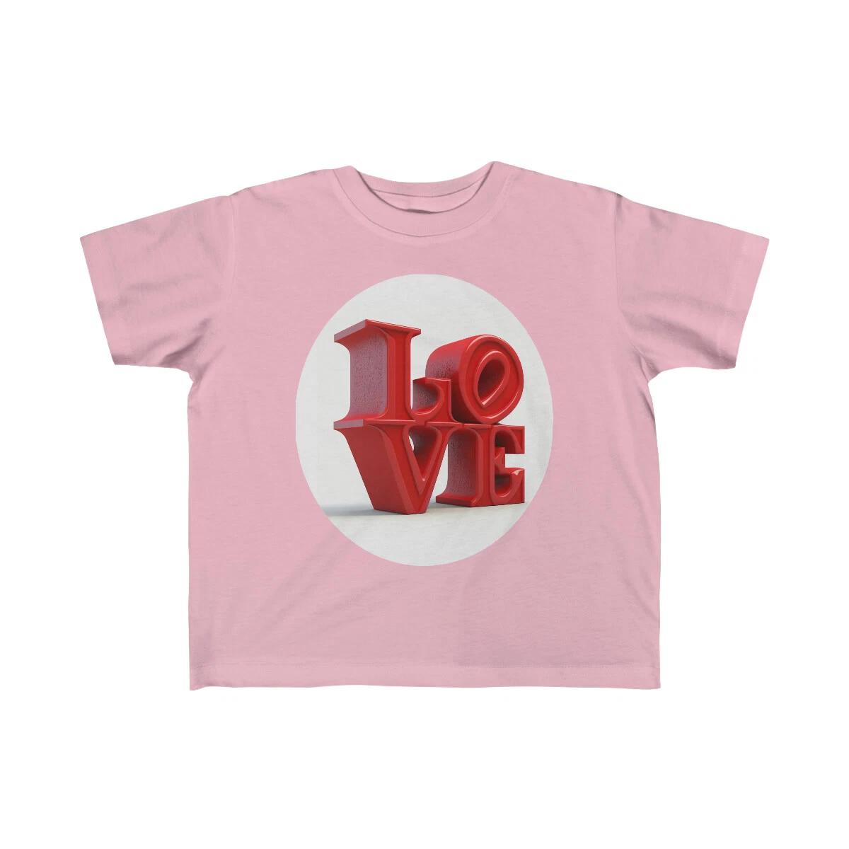 

US Kids 2Y 6Y - Love sign - Toddlers Fine Jersey Tee 4XL