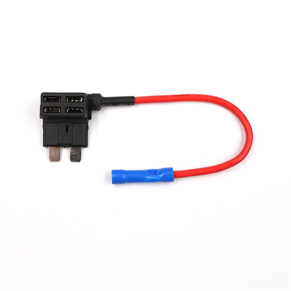 12V Fuse MINI SMALL MEDIUM Size Car Fuse Holder Add-a-circuit TAP Adapter With 10A Micro Mini Standard ATM Blade Fuse With Fuse Holders1
