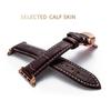 Leather Watchbands for Apple Watch Series 7 45mm 41mm Watch Band for Iwatch 6 5 4 SE 44mm 40mm 42mm 38mm Strap Butterfly Buckle