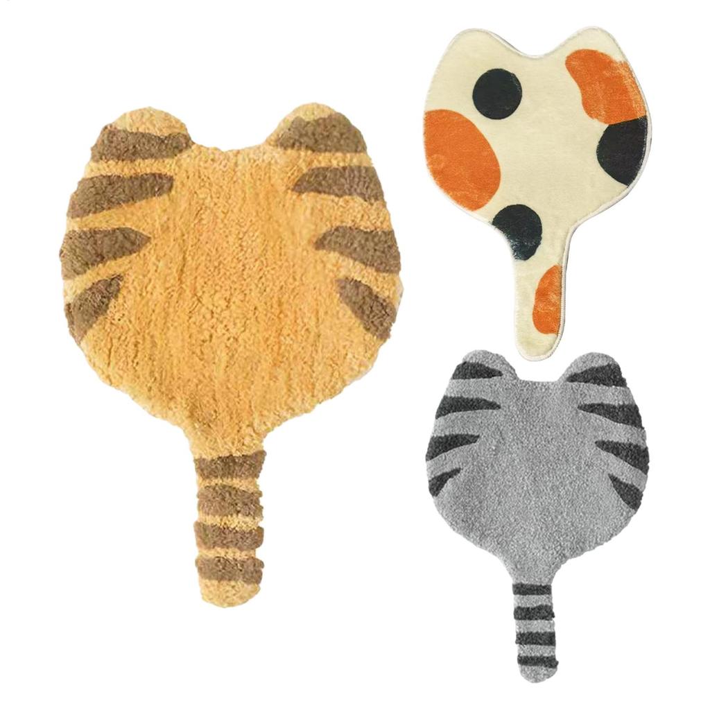 Almofada de Cadeira de Espuma de Memória de Gato de Desenho Animado Capa de Almofada de Assento Macia Art Déco Multiuso Almofada de Assento Fofa para Escritório Dormitório Cadeira de Carro