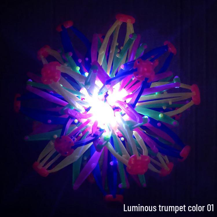 Children's Retractable Magic Blooming Toy Ball for Kindergarten Performances
