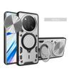 For Honor Magic7 Lite Case Armor Car Magnetic Holder Ring Stand Back Cover for Magic 7 Lite Shockproof Slide Lens Protect Funda