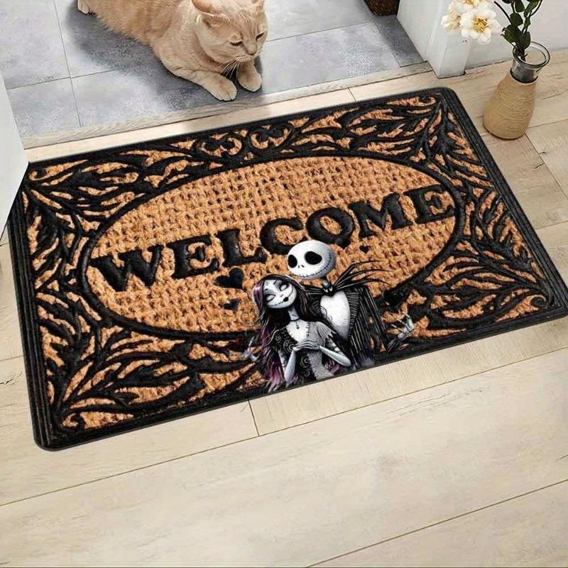 Disney Nightmare Before Christmas Fußmatte Türvorleger Perfekt für Schlafzimmer Badezimmer Küche Saisonale Halloween Dekoration