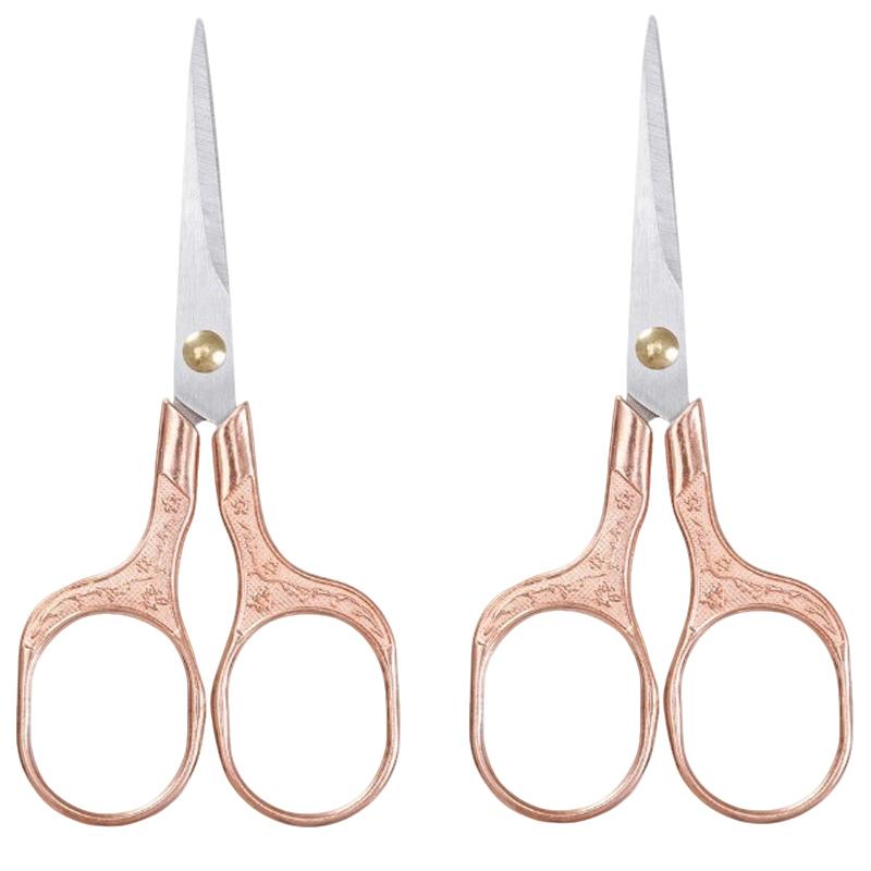 1-5Pcs Stainless Steel Vintage Scissors Sewing Fabric Cutter Embroidery Tailor Thread Scissor Tools for Sewing Shears Small