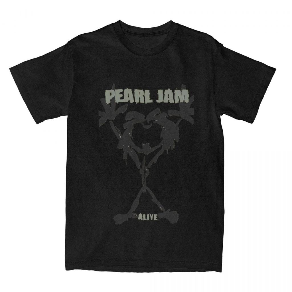 Erkek Kadın Metal Grup Rock Pearl Jams Müzik Tişörtü Ürün 100% Pamuk Tişört Giyim Mizahi Tişörtler Yeni Gelen