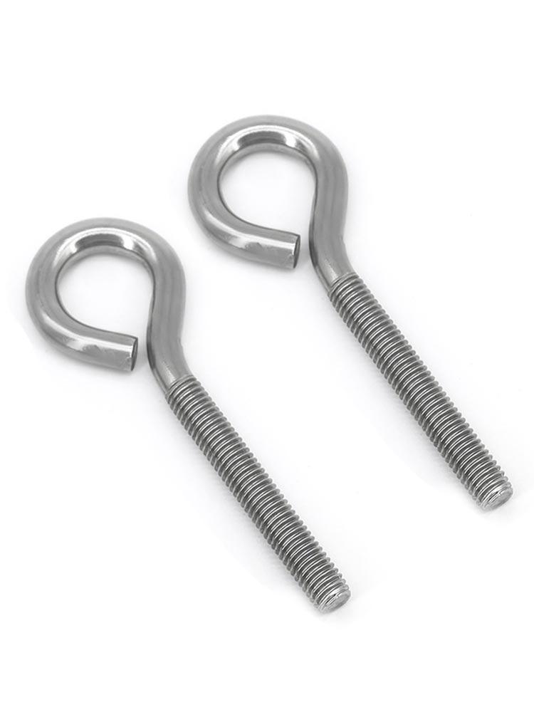 304 Stainless Steel Eyebolt with Ring Hook – Machine Thread Closed Eye Bolt (M4 M5 M6 M8)