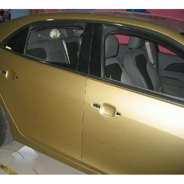 Gold Matte Vinyl Wrap Film for Car Motorcycle Waterproof DIY Sticker for Auto Hood and Exterior