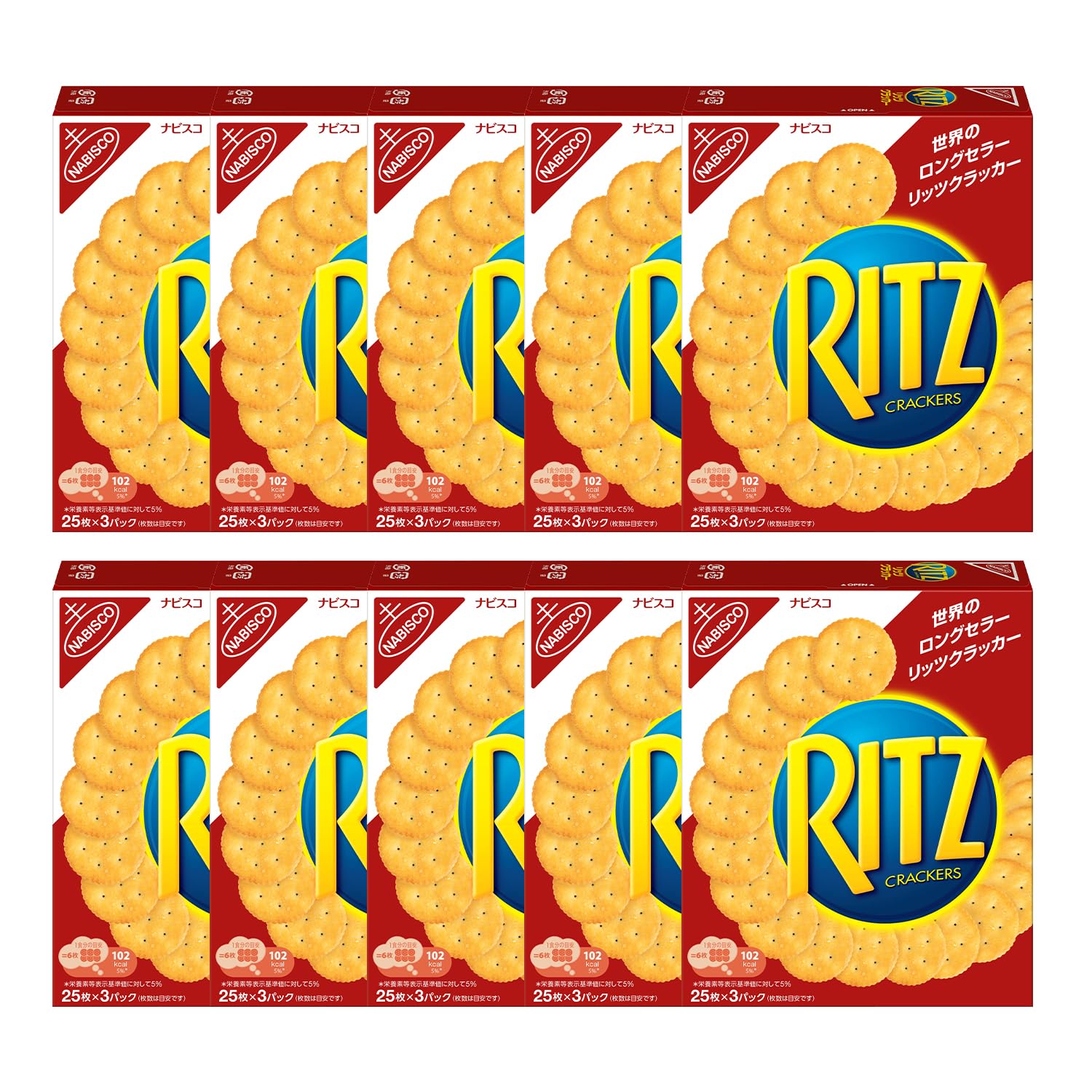 

Крекеры Mondelez Japan RITZ Nabisco L 247 г x 10 шт.