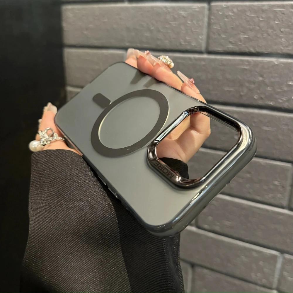 Luxury Aurora for Magsafe Wireless Charge Magnetic Case for iPhone 15 15Pro 14 13 Pro Max 12 11 Colorful Laser Matte Cover