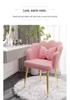 Nordic Petal Backrest Chair for Dining, Bedroom, or Vanity