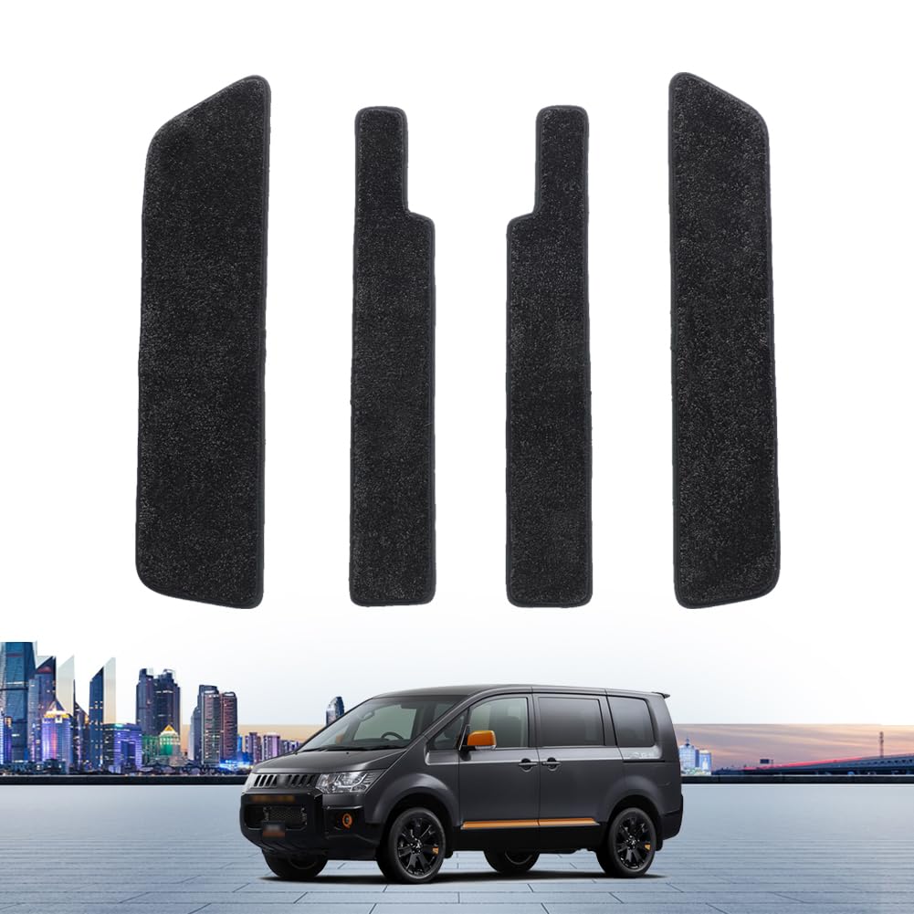 LUCKEASY Mitsubishi Delica Spezielle Trittbrettmatte DELICA D5 2019 Trittmatte D5 D5 ~Oktober