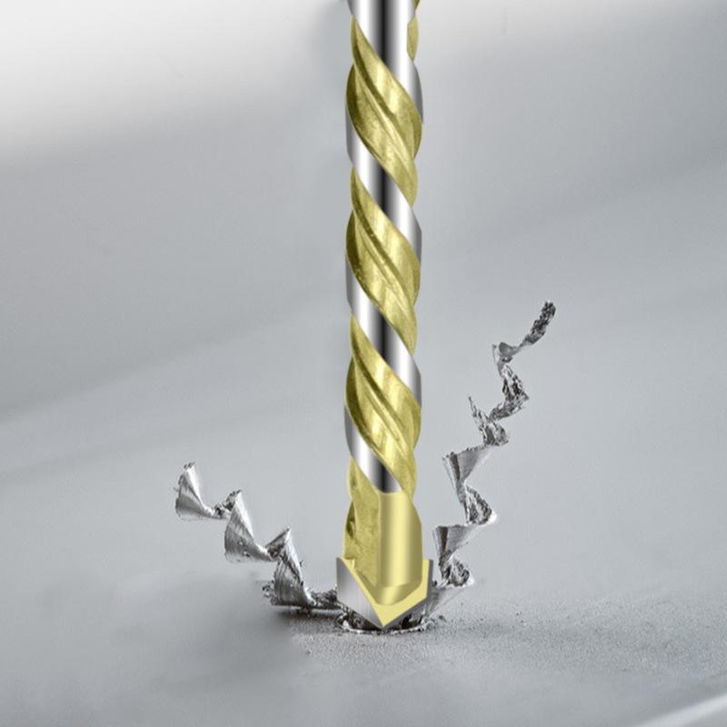 1PCS Power Tool Diamond Drill Hammer Concrete Tile Metal Round Handle Wall Hole Saw Bit Triangular-overlord Multifunction Bits Perforator Ceramic