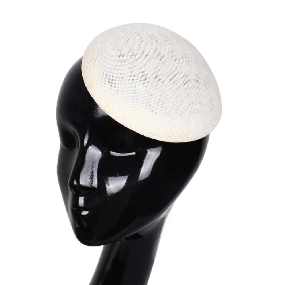 Headpiece Fascinator Base Solid Color Mesh Hat Exquisite Vintage Fascinator Hat Stage Performance