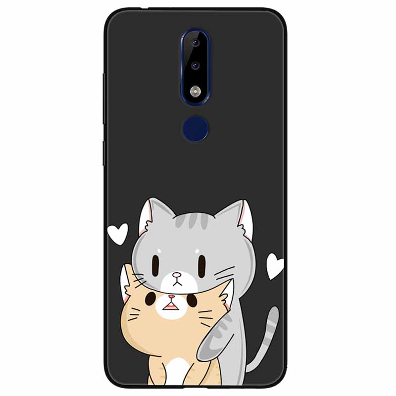 For Nokia 5.1 Plus Case Soft Silicone Cartoon Fashion TPU Phone Cases for Nokia X5 Cover 5.1Plus Cute for NokiaX5 Protective