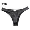 Men Thongs Briefs U Convex Breathable Elastic Transparent Ultra-soft Non-slip Low Rise Stretchy Underpants for Inner Wear