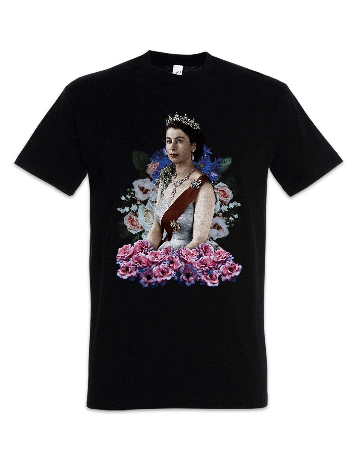 Queen Elizabeth Portrait I T-Shirt England Great Britain UK United Kingdom XXL