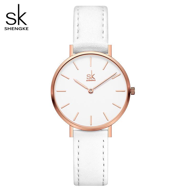 Ladies Watch Women S Fashion Simple Gradual Change Color Matching Quartz Watch Premium Belt Watch Women 0181