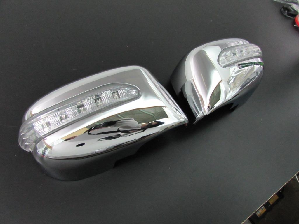 BRIGHTZ Cube Z12 LED Turn Signal Mirror Chrome Plated 5373 Covers, [MIR-SID-148]