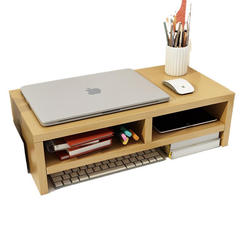 Wooden Laptop & Monitor Riser Stand for Desktops