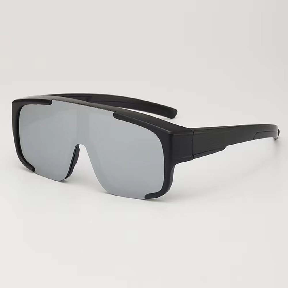 Cycling Sunglasses Windproof Wrap Around Fit Over Sunglasses Driving Riding Shades Lightweight Wrap Around Glasses For Driving