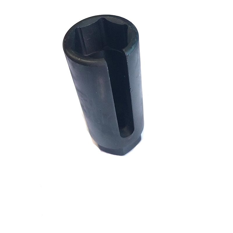 CR-V 22mm Oxygen Sensor Socket 7/8 Square Drive Lambda Remover Tool Steel Black Universal Auto Accessories