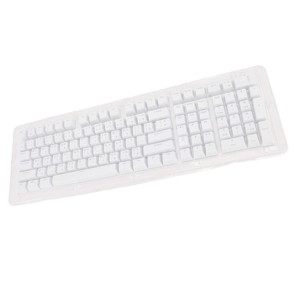 Thai Keyboard Keycaps 113 Keys Minimalist Mechanical Keyboard Keycaps for 61 64 68 84 87 96 98 100 104 108 Keys Keyboards