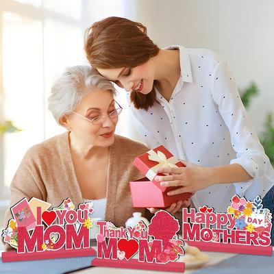 Regalo per la Festa della Mamma Artigianato Creativo Fatto a Mano Cartone Animato Motivo Floreale Chic Ornamenti Fai da Te Stili Multipli Decorazioni Decorative Uniche
