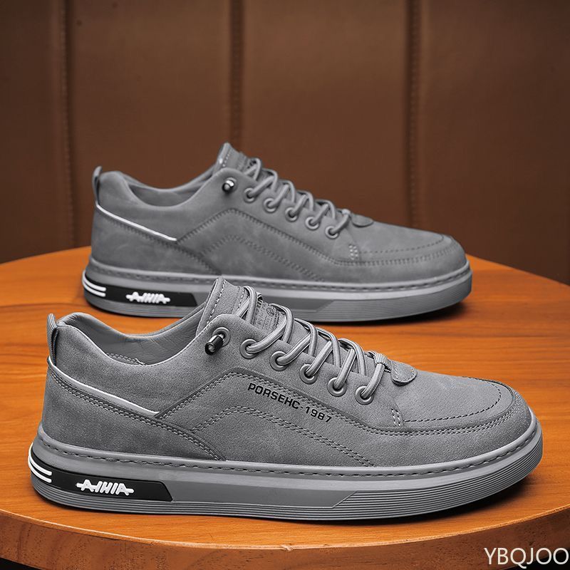 Spring new fashionable multifunctional men's thick soled casual shoes anti slip wear-resistant sports casual board shoes