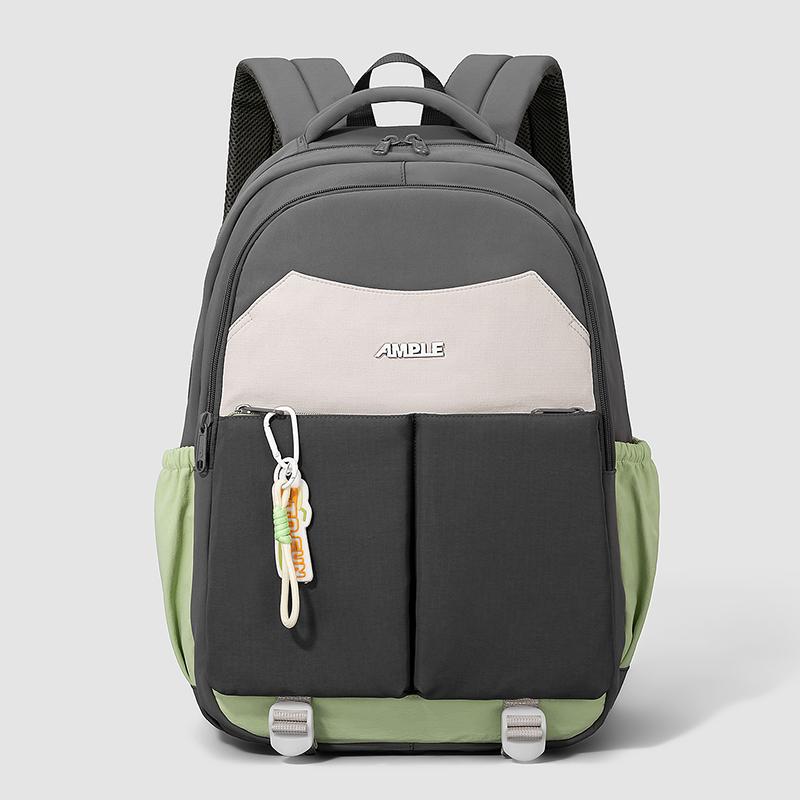Contrast Patchwork Backpack Short-Distance Lightweight Backpack