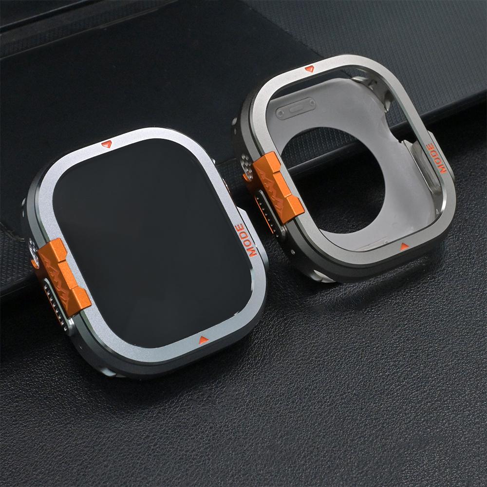 Luxury Metal Case for Apple Watch Ultra 3 49mm 11 46mm Protector Case Aluminum Cover Bumper Frame for IWatch Series 10 46 ULTRA2