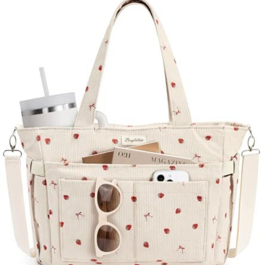 Women's Printed Large Capacity Tote Bag New Trendy Shoulder Bag