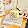 Cartoon Bear Birthday Gift Ceramic Mug with Lid Spoon Cup for Girls with High Appearance Household Water Cup Coffee Cup