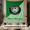 Custom Text Tapestry Hannover 96 Print Wall Tapestry Indoor Living Room Wall Decor