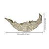Sculptural Decorative Bowl with Enamel Finish Multifunctional Aluminum Fruit